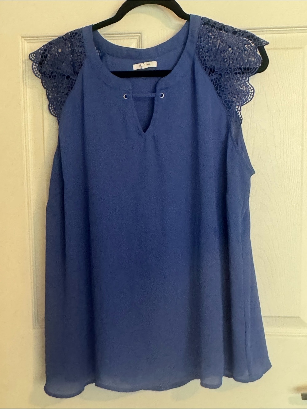 Maurices Royal Blue Lace Cap Sleeve Camisole